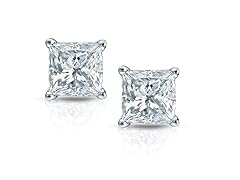 14K White Gold Birthstone -April