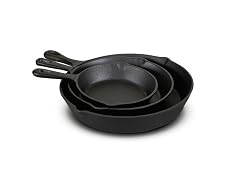 Jim Beam Cast Iron 3 Piece Skillet