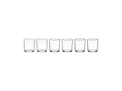 Oneida Glassware, 24 Sever Sunbaked Medium Tumbler, Set of 6