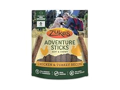 Zuke's Adventure Sticks Natural Dog Treats, 6oz Pouch