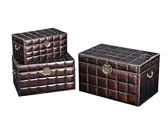 Leather Upholstered Box Set