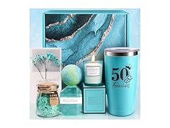 EUASOO Happy 50th Birthday Gift Box