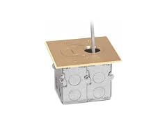 Lew Electric Concealed Plug Recessed Floor (Brass)
