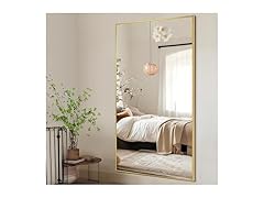 NicBex Oversized Full-Body Mirror Gold