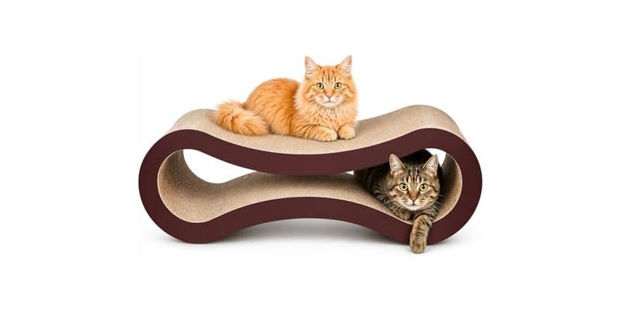 $19 | FluffyDreamCat Scratcher Cardboard at Woot!