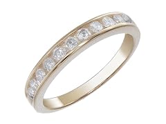 1/2 CT Diamond Wedding Band 14K Gold