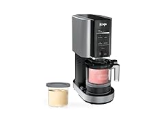 Ninja CREAMi Ice Cream Maker 5 One-Touch Programs with Two 16oz. Pints with Storage Lids NC300 (Open Box)