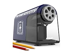 Blue Electric Pencil Sharpener