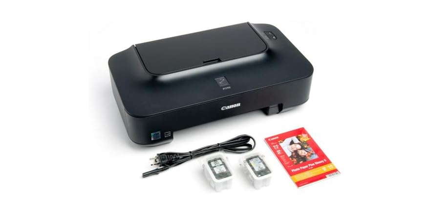 Canon PIXMA Inkjet Photo Printer w/ 20 Pack 8x10 Photo Paper