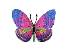 Boho Butterfly Iron-On Embroidered Patch