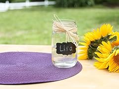 Glass Mason Jar with Chalk  - 16 oz.