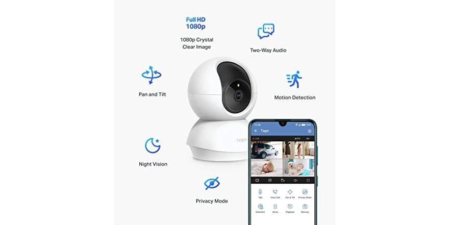 TP-Link Tapo Smart Pan Tilt WiFi Camera
