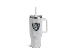 RAIDERS White Bling Tumbler (40oz)