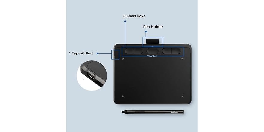 ViewSonic 7" Drawing Tablet | PF720