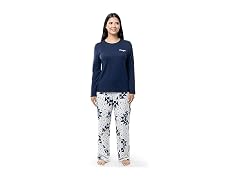 Wrangler Women (M) Jersey Top Flannel Pant Set