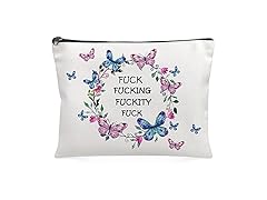 Hookoome Funny Canvas Makeup Bag