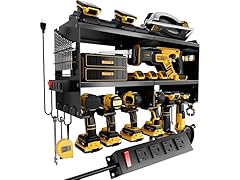 Tool Organizer Wall Mount with no power strip