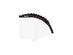 Amazon Basics Narrow Ruled 5 x 8-In Lined Note Pads 12 Pk