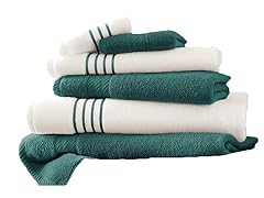 6-Piece Quick-Dry Striped Towel Set