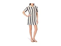 The Drop Women’s Tary Crochet Splitneck