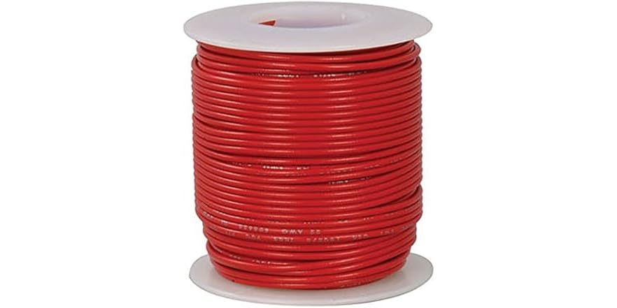 Red Stranded Wire Jameco ValuePro Red Stranded Tinned-Copper Wire