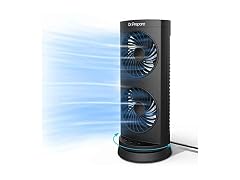 Dr. Prepare Personal Tower Fan Oscillating Fan