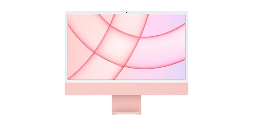 Apple iMac (24-inch, Apple M1 chip with 8‑core CPU and 8‑core GPU, 8GB RAM, 256GB) - Gold