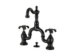 Kingston KS7970TX Bridge Bathroom Faucet w/ Pop-Up