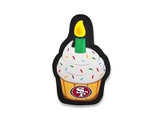 NFL San Francisco 49ers Pet Birthday Cupcake Squeaker Toy