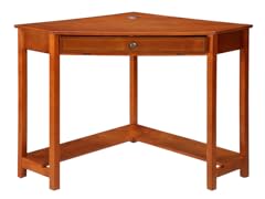 Homelegance Corner Desk - Mahogany