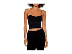 Forever 21 Women (L) Seamless Ruched Cropped Cami