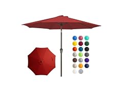 JEAREY 10FT Outdoor Market Umbrella