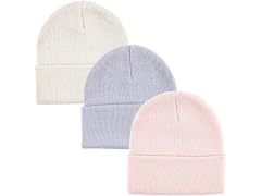 Hudson Baby Unisex (OS) Baby Knit 3pk Lavender