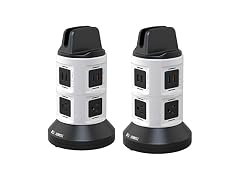 Bell+Howell Spin Power Strip Tower Surge Protector