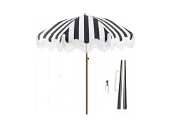 Rayjee 6.5FT Boho Patio Umbrella Fringe