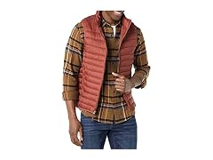 Amazon Essentials Men (XS) Vest Earth Red