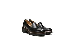 Naturalizer Womens Cabaret Slip On Lightweight Lug Heeled Loafer 7W