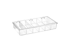 SP Bel-Art Plastic 6 Compartment Storage Box