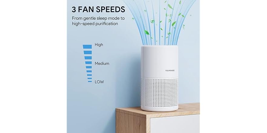 FULMINARE White Air Purifiers, 2 Pack