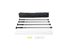 Dust Barrier Poles, Carry Bag, 10 Ft Poles with