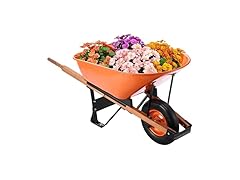 VEVOR Wheelbarrow Cart, 6 Cu. Ft.