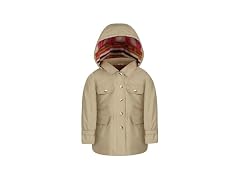 London FOG Girls (4T) Midweight Flounce Hem Hood