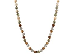Splendid Pearls Endless Multicolored 36" Necklace