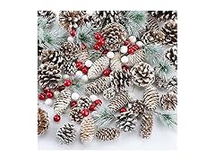 270 Pcs Christmas Pine Cones for Crafts