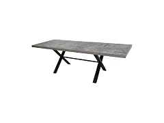Acanva Expandable Dining Table, Dk Grey