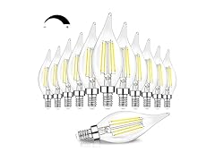 TOBUSA Dimmable E12 Candelabra LED Bulbs 60 Watt