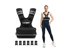 Liveet Adjustable Weighted Vest 11-20lbs