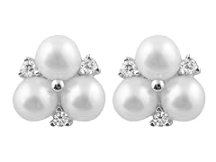 Cluster Pearl Earrings