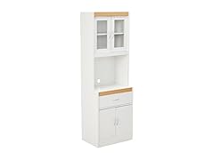 Hodedah Long Standing Kitchen Cabinet