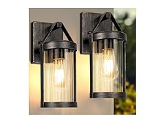 Brightever 2-Pack Outdoor Wall Lights